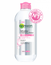 garnier tryandreview micellar cleansing sensitive skins water