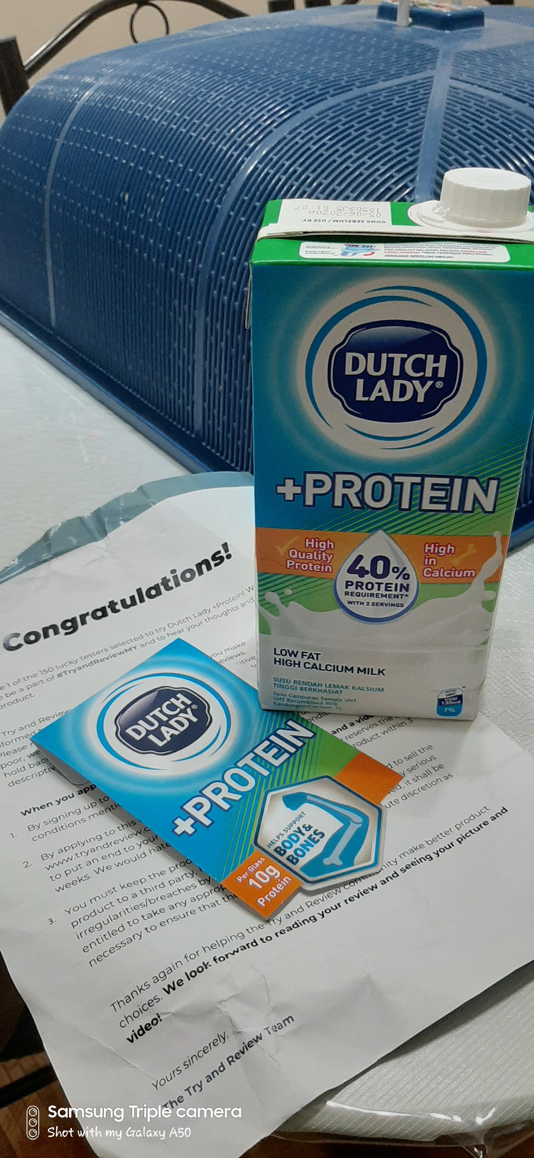 Dutch lady +protein milk by Dutch lady review Dairy & cheese